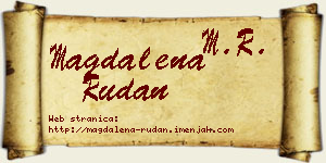Magdalena Rudan vizit kartica